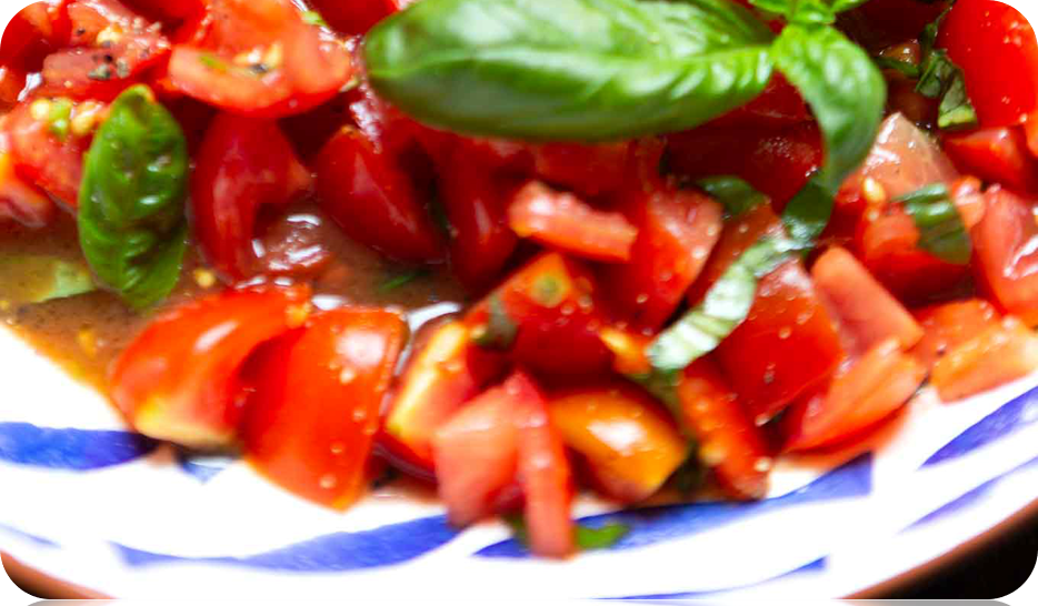 Health Bomb: CBD Tomato Salad!