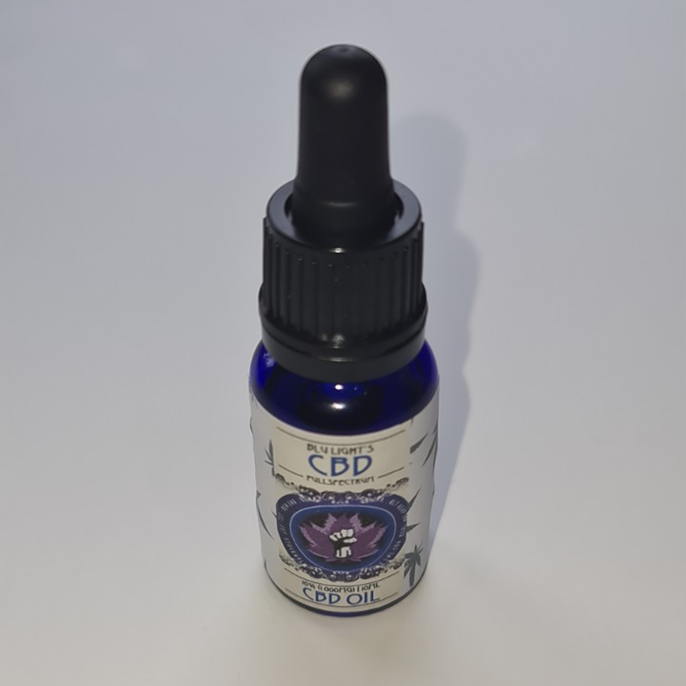 FULLSPECTRUM - CBD OLJA 10% - 1.000mg/ 5.000mg CBD - Blu Light's CBD
