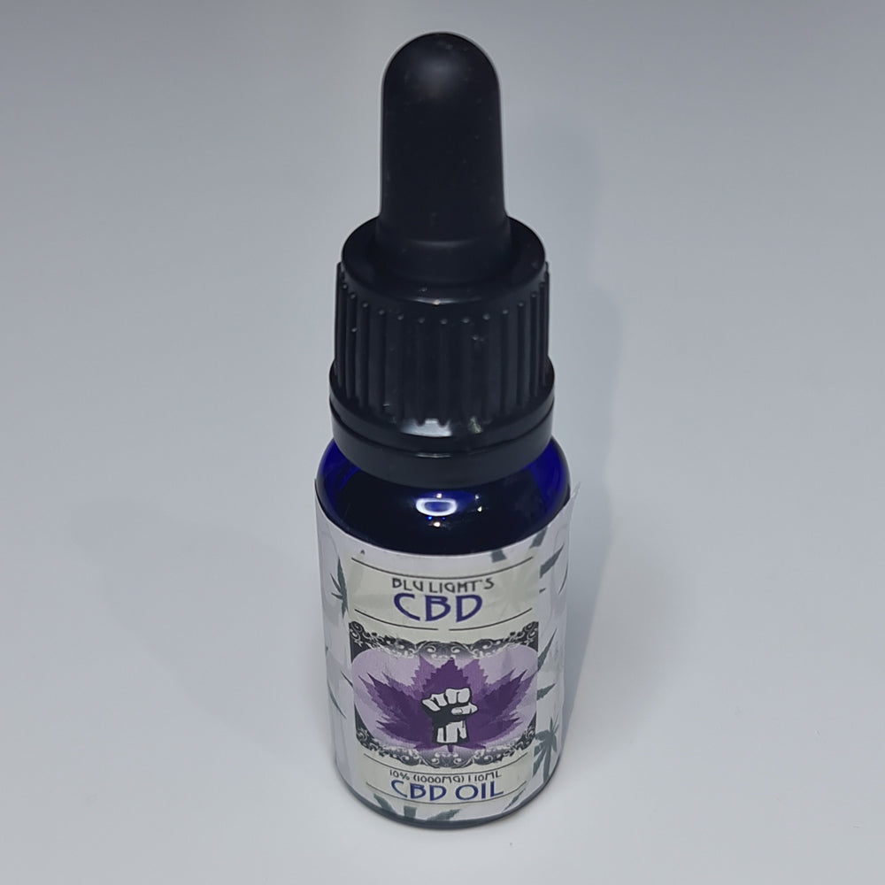 CBD OLJA 10% - 1.000mg/ 5.000mg CBD - Blu Light's CBD