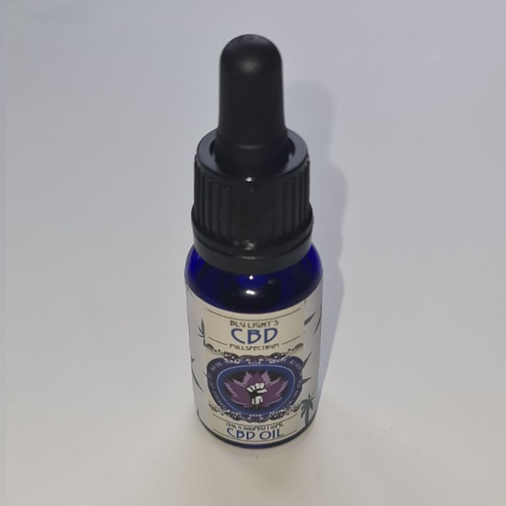 FULLSPECTRUM - CBD OLJA 15% - 1.500mg/ 7.500mg CBD - Blu Light's CBD