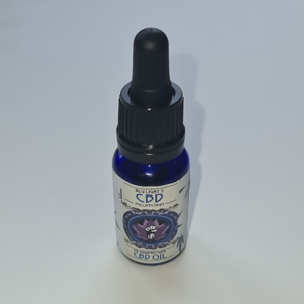 FULLSPECTRUM - CBD OLJA 5% - 500mg/ 2.500mg CBD - Blu Light's CBD